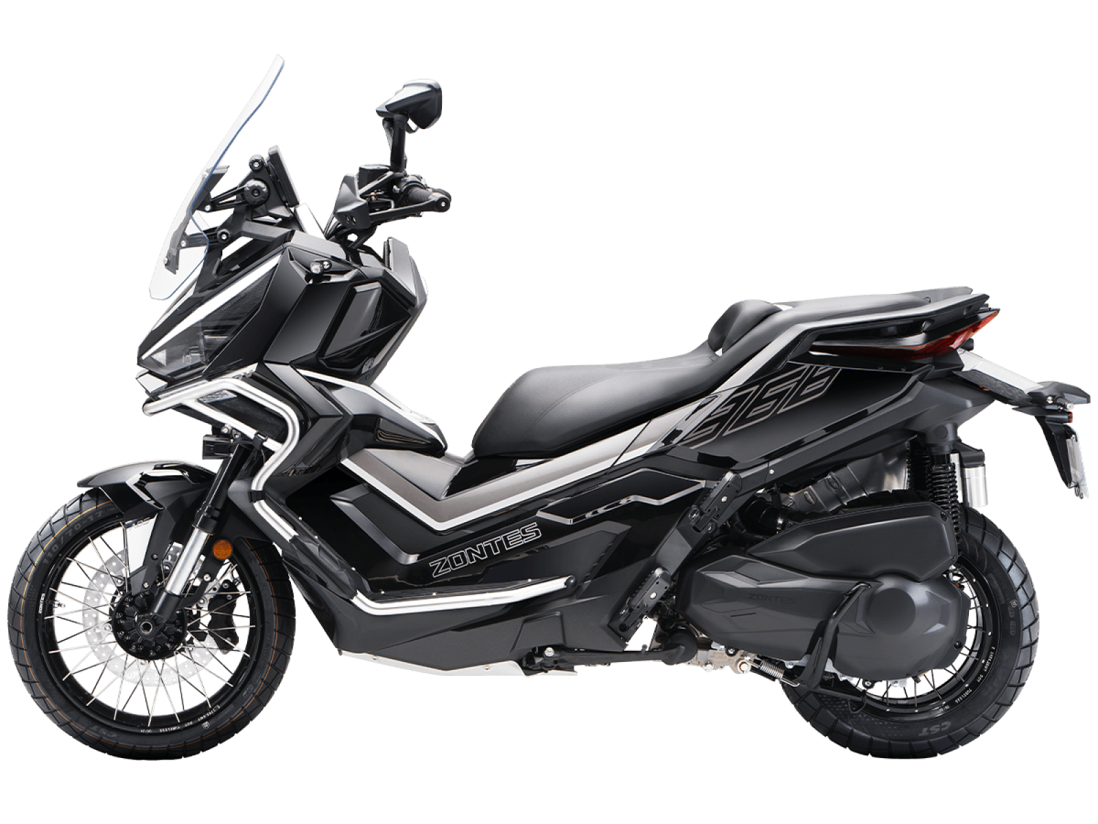 Максискутер ZONTES ZT368-G Black